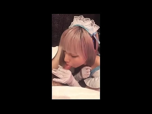 ❤️ Japanski idol [mayuka], kostim francuske služavke, 1. dio, pušenje i drkanje losionom ☑ Prekrasni porno kod nas ️❤